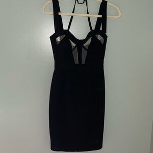 Black mesh cup detail house of cb dress